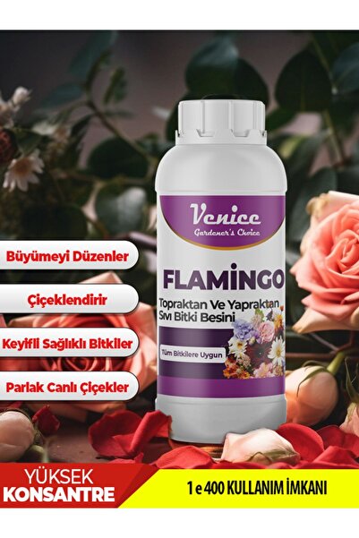 GüçlüTedarik 250 ml FLAMİNGO Çiçeklendirme için Bitki Besini