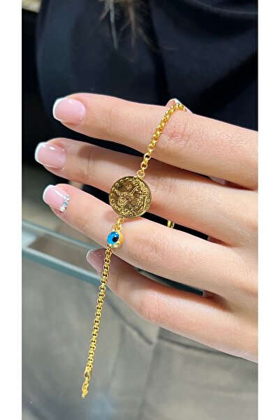 kuyumcu nurettin 4.50 gr (Gram) Doc Çeyrek Reşat Künye Bileklik 2 mm 22 Ayar Altın