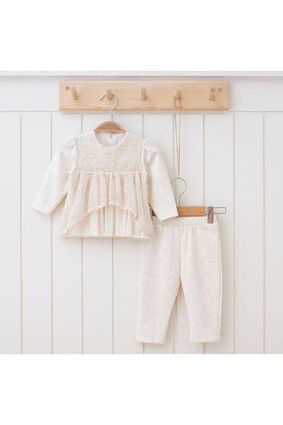 Mymio Kız Bebek 2'li Takım Mevsimlik %100 Pamuk Bayram Özel
