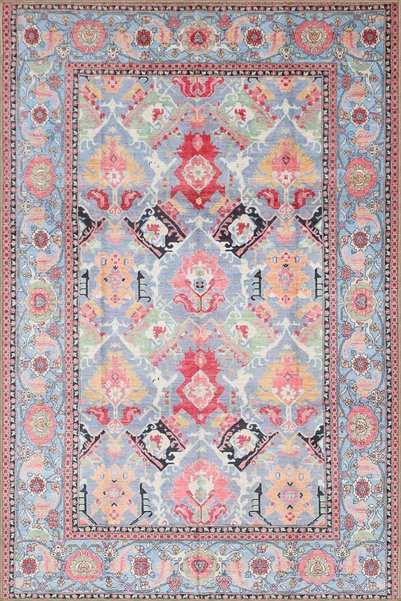 Rugs Modern Halı سجادة قاعدة منسوجة منقوشة ذات طابع تقليدي مزخرف بالزهور بالل...