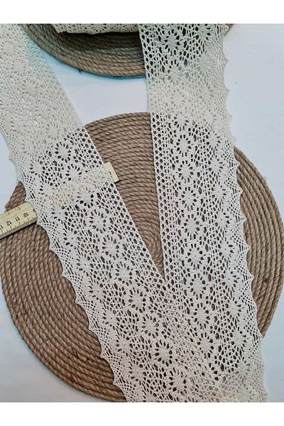 Esteks Dantel ve Tekstil Aksesuarları COTTON LACE 5 METERS