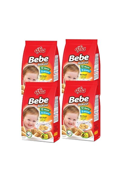 Afia Bebe Bisküvisi Vitamin Katkılı 4x150 Gr