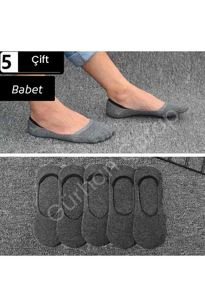 Gürhan Çorap 5 ζευγάρια Unisex Invisible Flat κάλτσες μπαλαρίνας