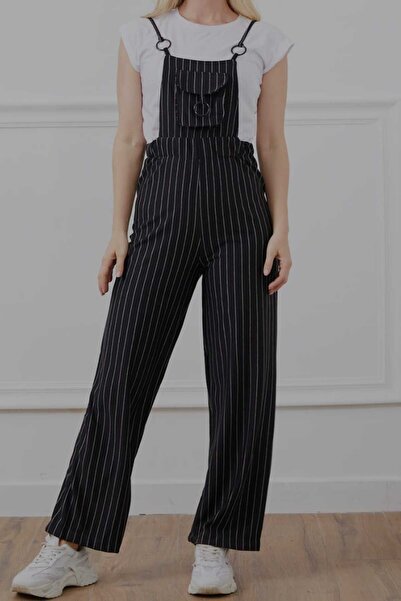 Esmilda İp Askılı Beli Lastikli Tulum