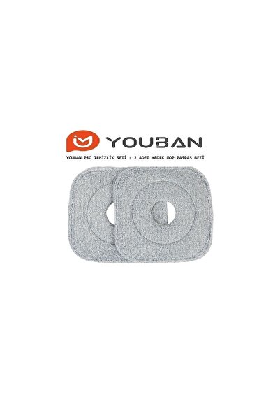 Youban Pro model Yedek Paspas Mop 2 Adet Yedek Mop 2