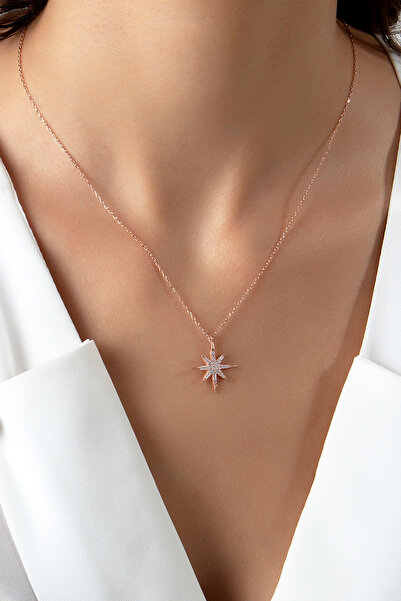 Else Silver Kadın Gümüş Şimal Yıldızı Kolye