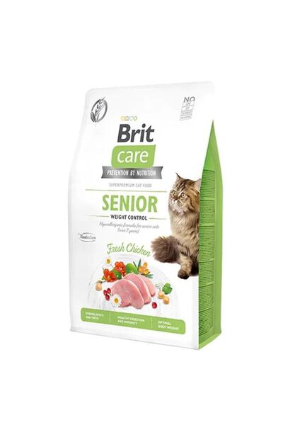 Brit Care Senior Hypoallergenic Tahılsız Yaşlı Kedi Maması 2k
