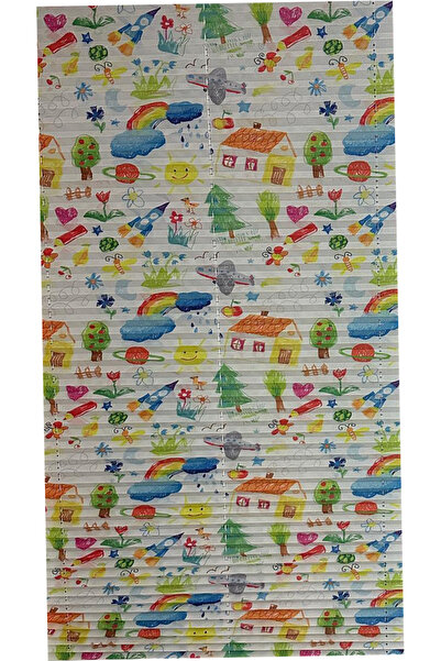 MD Plise Beyaz Alüminyum Kasa Çocuk Odası Plise Perde