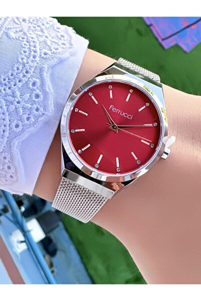 Ferrucci  Kadın Metal Kordon Kol Saati