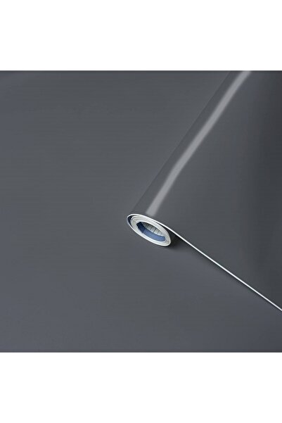 milim reklam Lake Görünümlü Mat Antrasit Gri Kaplama Folyosu 122 Cm X 5 Metre