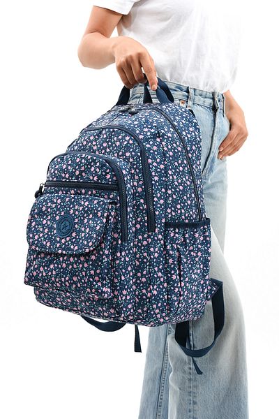 Fiyaka Geantă de școală Eba-8803 Klinkir - Rucsac cu compartimente multiple pentru laptop pentru călătorii zilnice și călătorii sportive