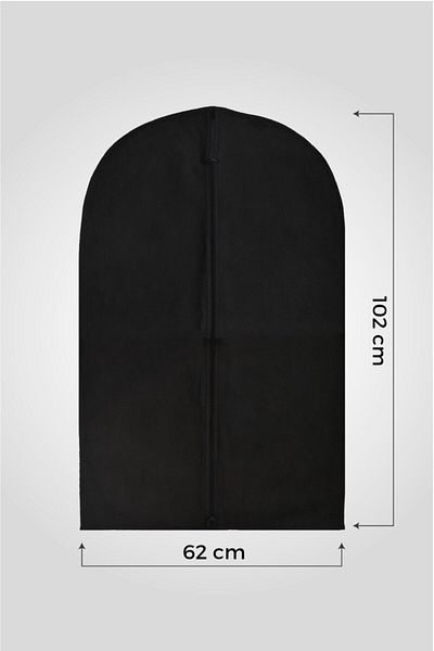 PEVA TEKSTİLİ Suit Cover-gamboç Black 50 Gr. (5 Pieces) Straight Model