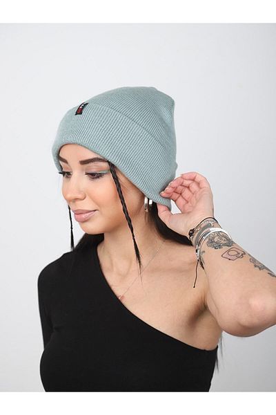 GORRA Унисекс сгъваема барета в аква зелено