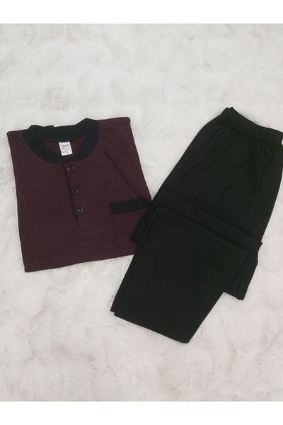 LUSSOLİFE Plus Size Men's Pajama Set
