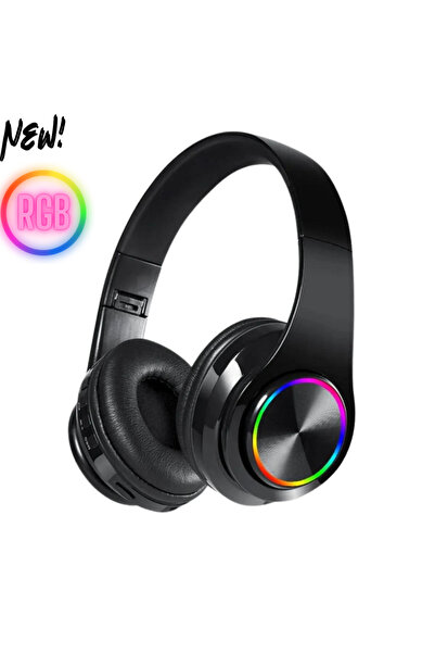 XİRA BK27 Bass Bluetooth Kulaküstü Kulaklık Led Işıklı Mikrofonlu Kablosuz Ku...