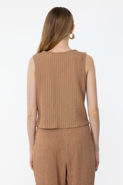 ON Αυτοκατασκευασμένο γιλέκο με σχέδιο