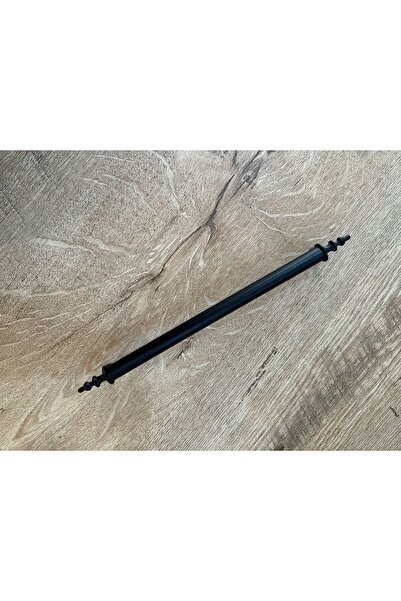 ÇAKICI YAPI MOBİLYA Mâner metalic pentru țeavă, negru, 192mm