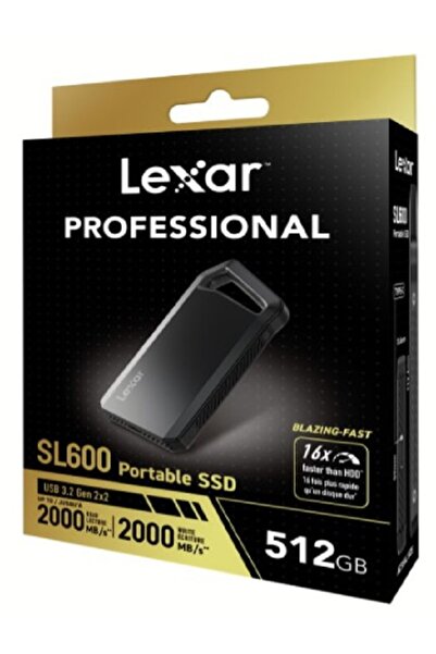 Lexar 512GB SL 600 portable SSD 2000 mb/sn