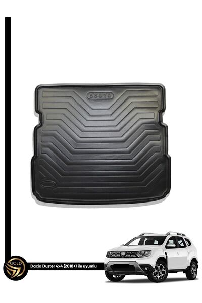 Black Gold Dacia Duster 4x4 2018 ve Sonrası 3D Birebir Uyumlu Bagaj Havuzu Frj