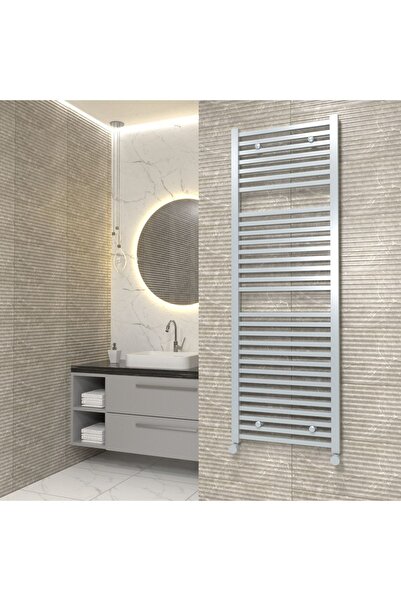 WEBER KARE DİZAYN 500X1400 HAVLUPAN ISITICI RADYATÖR İNOX KROM 5 YIL GARANTİLİ