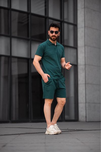 LUPERCUS MEN'S BOTTOM TOP SUIT WITH SHORTS