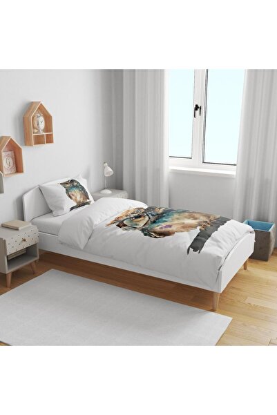 ECEMRE 3D Digital Printed Single Duvet Cover Set - Ambossed