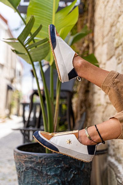 Güneşkızı Guki35 Pantofi de damă, alb, zilnic, confortabil, vegan Creativity Gk-rigel022