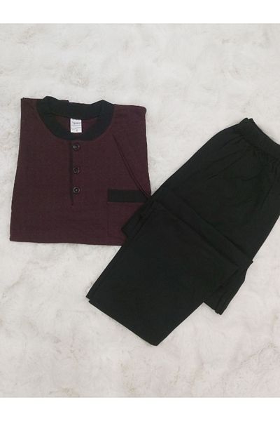 LUSSOLİFE Plus Size Men's Pajama Set