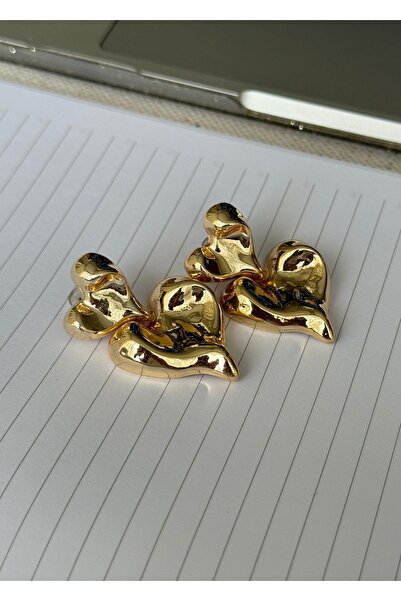 KİLİGİSTANBUL 2'li Kalp Küpe 4 Cm