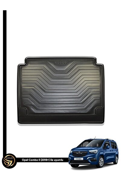 Black Gold Opel Combo E 2019 Ve Sonrası 3D Birebir Uyumlu Bagaj Havuzu Frj