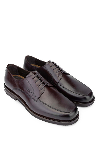 Tamer Tanca Erkek Hakiki Deri Kahverengi Klasik Ayakkabı