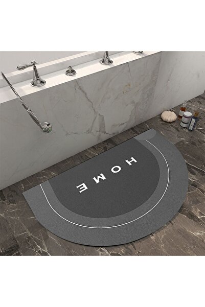 Else Halı Else Desenli Dekoratif Modern İç ve Dış Yarım Ay Kapı Önü Paspası