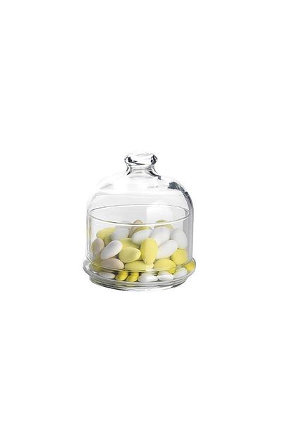 Paşabahçe Basic Mini Multi-Purpose Glass Storage Container with Lid 96814