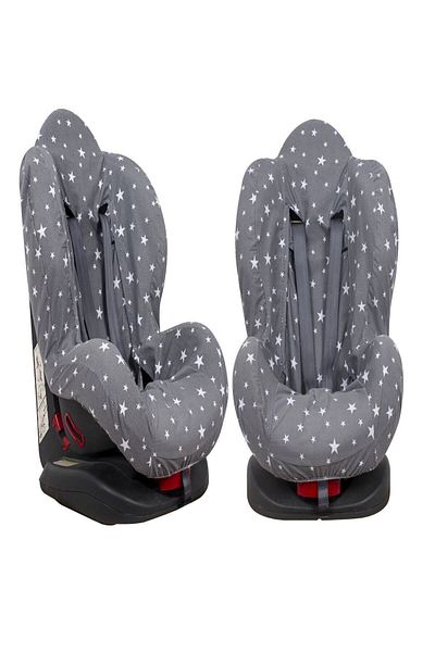 Sevi Bebe Car Seat Cover - Gray Star