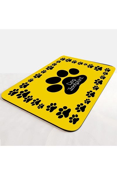 Else Dekor Else Cat Dog Food Water Pet Feeding Mat Mat Easy to Clean Absorbent Waterproof Base
