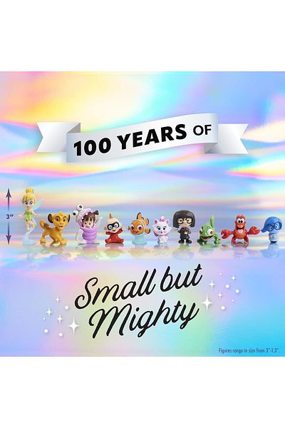 Disney 100 Years of Small But Mighty Celebration Collection Limited Edition 10-Piece Figure Pack