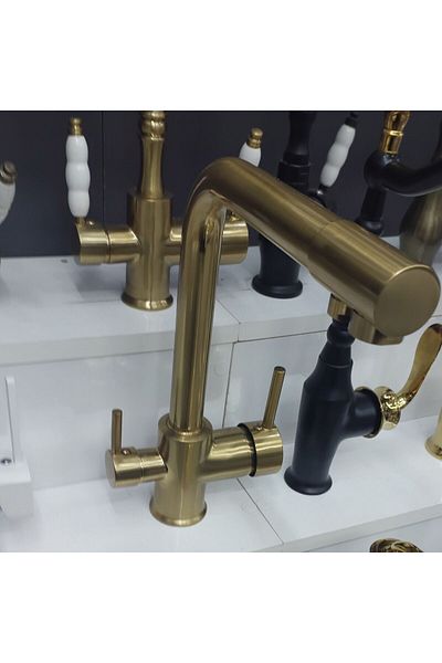 yediyapı Purified Kitchen Faucet Matte Gold
