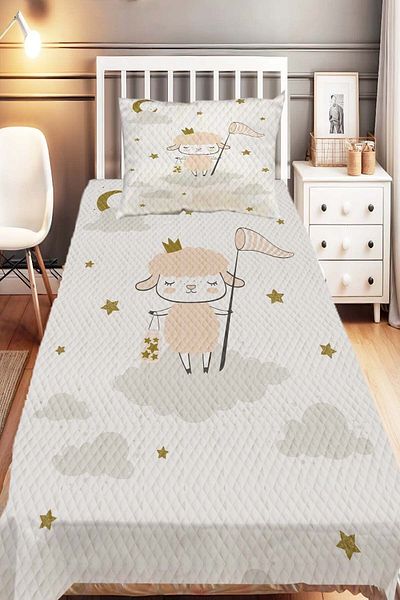 Else Dekor Single Cute and Lamb Children's Pique Set