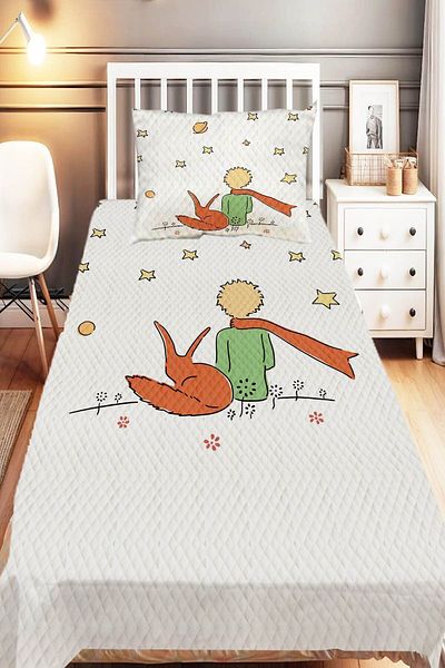Else Dekor Animal Patterned Cute Single Children's Pique Set