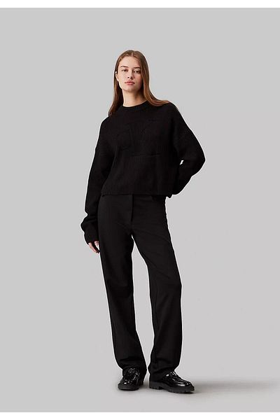 Calvin Klein Logo Intarsia - Regular Fit Sweater