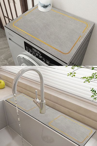 Else Dekor Κάλυμμα πλυντηρίου ρούχων Else Dryer Protection Mat και Water Catcher Νεροχύτης Ds08