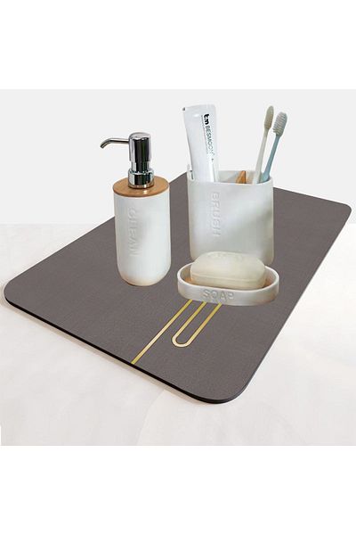 Else Dekor Χαλάκι παρουσίασης Organizer μπάνιου με μοτίβο Cosmetic Jewelry Mat Organizer