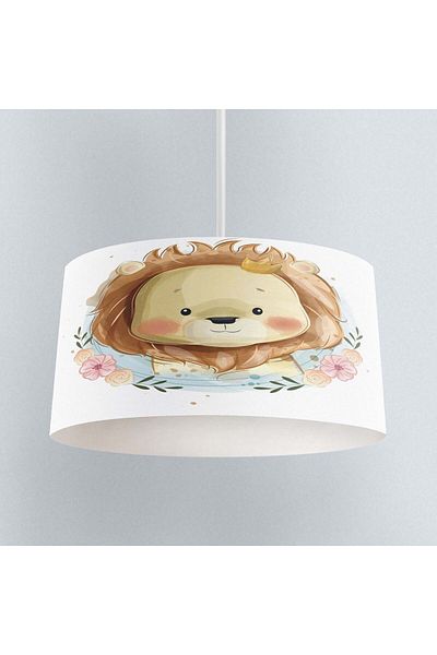 Else Dekor Lion Patterned Children's Baby Room - Pendant Chandelier