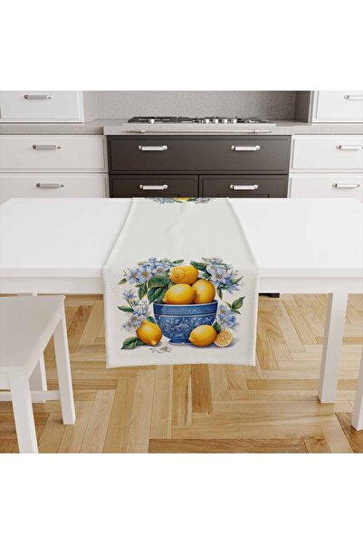 Else Dekor Ψηφιακή εκτύπωση Vintage Lemon Pattern - Αδιάβροχο Runner 40x140cm