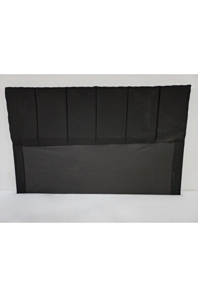 YUSE MOBİLYA VE AKSESUAR Baza Yatak Başlığı Yarma-keten Siyah 160