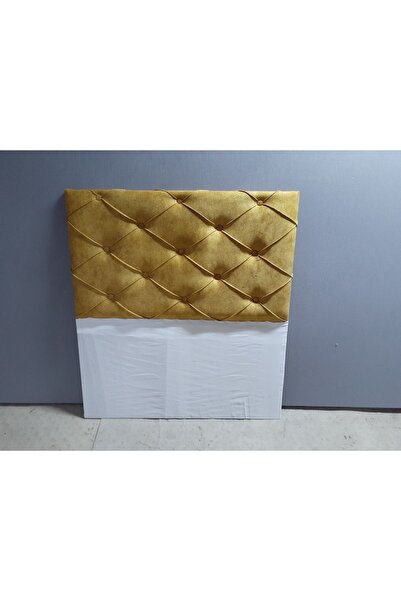 YUSE MOBİLYA VE AKSESUAR Baza Yatak Başlığı 100 X 100 Hardal Sarı