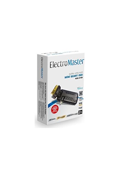 ElectroMaster Electromaster Kgs 2100 Mini Scart Sd Dijital Uydu Alıcı (resıstor)