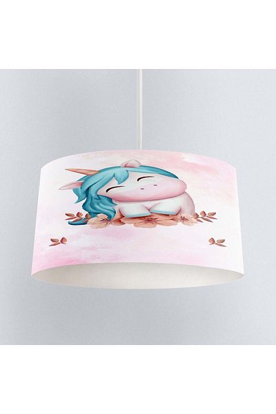 Else Dekor Starry Cute Rabbit Patterned Children's Baby Room Pendant Lamp Chandelier