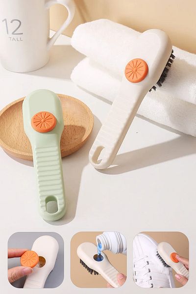 NOYİSKA Suede Nubuck Sneakers Cleaning Brush - With Detergent Tank, Bathroom Kitchen Dish Cleaning