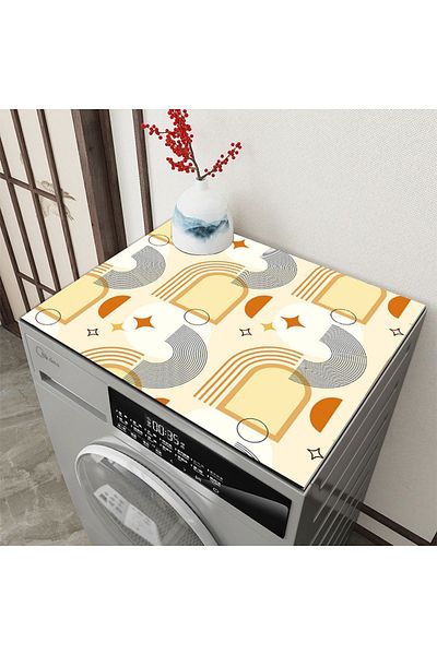 Else Halı Washing Machine Dryer Refrigerator - Liquid Proof Non-Slip, Washable Cover